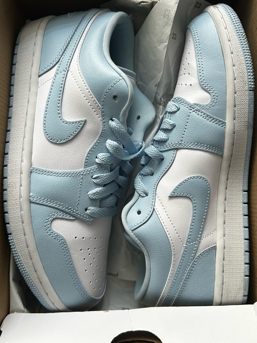 Womens Air Jordan Low- Ice Blue